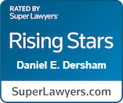 Rated by Super Lawyers - Rising Stars - Daniel E. Dersham - SuperLawyers.com